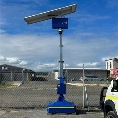 Portable Solar Surveillance Tower